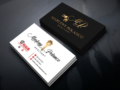 Business Card Design For Realtor business card card design corporate identity graphicdesign id card id card design identity identity design print design realtor realtors visiting card visitingcard