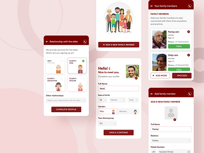 Emoha - Onboarding Screens