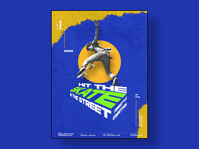 FreeStyle Skate Competition Poster Design art branding design graphic design illustration minimal photoshop poster poster art poster design typographic poster typography typography design vector