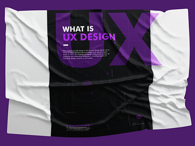 UX Design -Poster 3d art branding design graphic design illustration logo minimal poster postern design typography ui vector