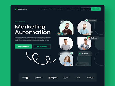 Salesmanago Web Design art creaive design design design inspiration graphic design illustration minimal minimal design typography ui ui design uiux ux ux design web web design web development website website design