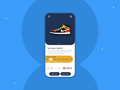 Nike - Shopping Concept ecommerce mobile mobile app mobile design nike shopping sneakers