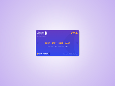 Card Redesign - Standard Chartered cards credit cards payment redesign