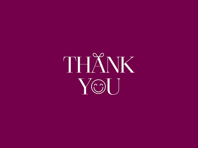 "Thank You" Wordmark Logo