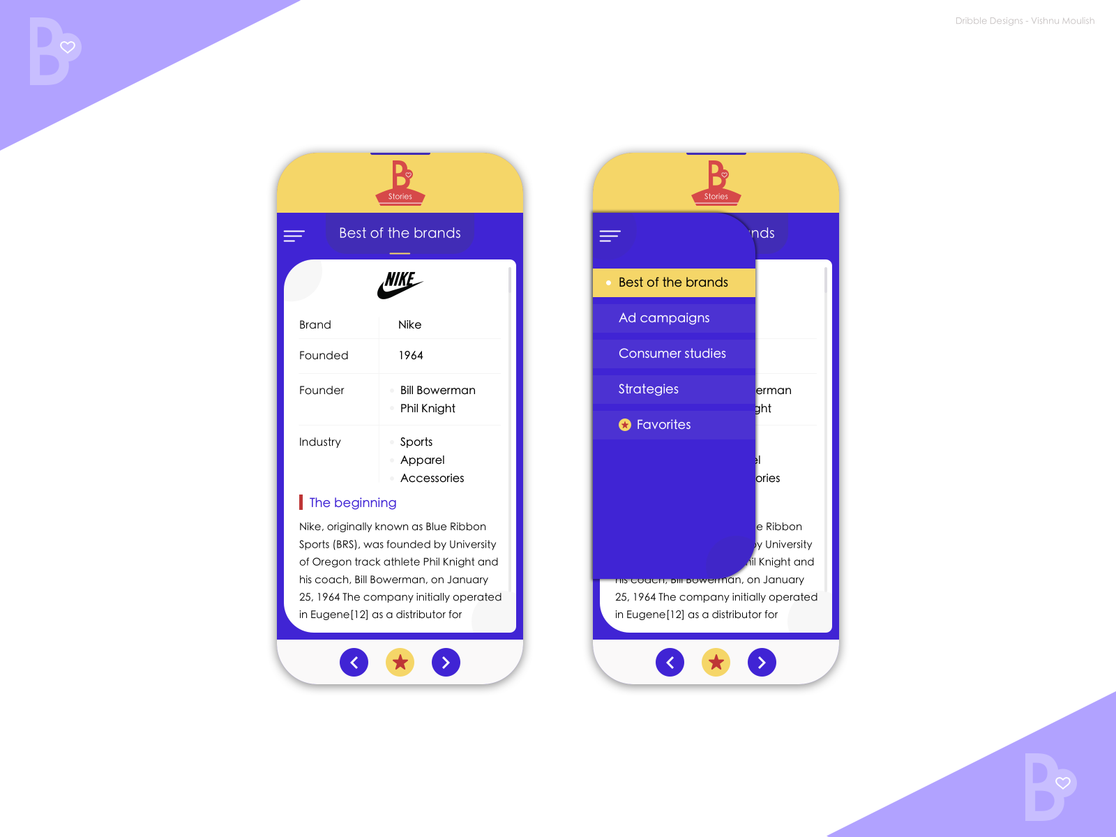 B Stories Mobile App By Vishnu Moulish On Dribbble