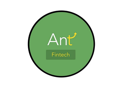 Logo for Ant Fintech startup branding brandlogo finance fintech logo logo design