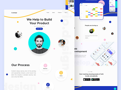 Landing Page design behance design designer dribbble landing design landing page design landingpage minimal product design rajeshsanker sketch ui user experience userinterface ux webdesign website website concept