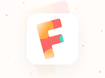 F logo for community web branding design dribbble graphic design logo minimal portfolio ui