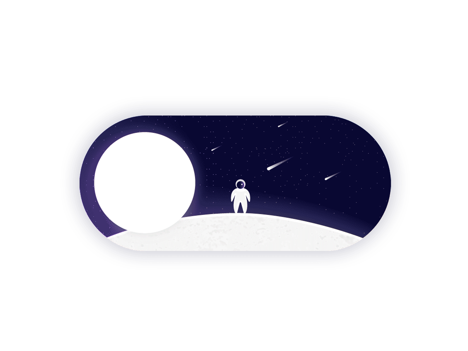 Day/Night Toggle Button animation animation button animation button design design designs designthursday dribbble flat graphic design illustration minimal moon nmwdesigns sun toggle button toggle switch toggles ui