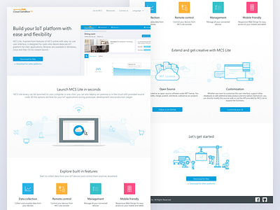 MCS Lite landing page