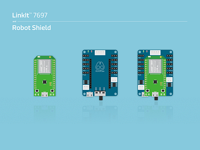 LinkIt 7697 and Robot Shield