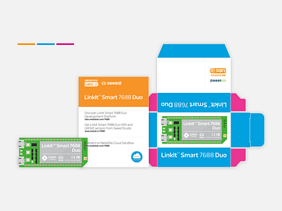 Package design for LinkIt series chipset components iot package design