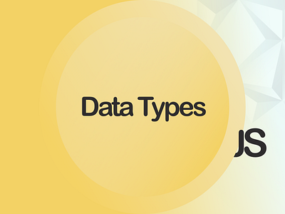 JavaScript Data Types clean code course development free illustration javascript learning