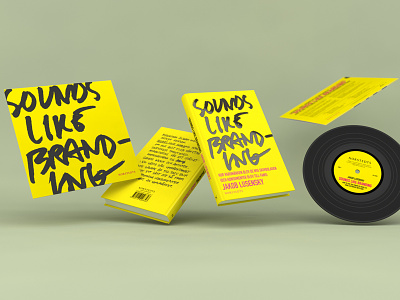 Sounds Like Branding – book design and packaging design album artwork album cover design book cover design book design handwriting illustration