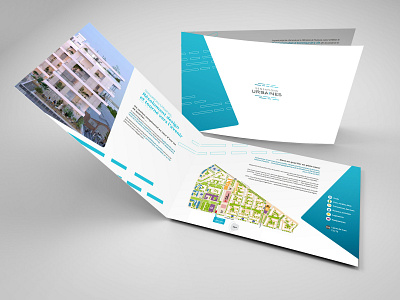 Plaquette Immobiliere brochure design vector