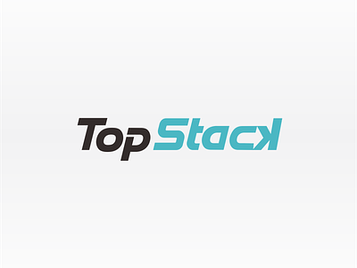 Top Stack Logo adobe ilustrator branding corel draw coreldraw design emblem logo logo logo design concept