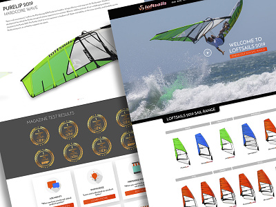 Loftsails 2019 UI/UX Design design illustator layout loftsails sketch app sports ui user experience user inteface ux windsurf windsurfing