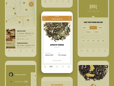 Adagio Teas mobile app. iOS and Android TeaGO app