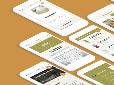 Search screens for Adagio Teas mobile app