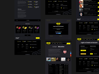 Inner pages for GoTape website design elastic gotape innerpages magento magento 2 magento theme magento2ecommerce minimal mobile pages dashboard product page design responsive shop shopping cart store typography web webdesign website