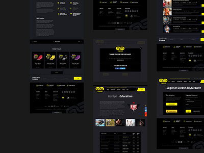Inner pages for GoTape website