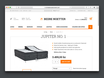 Bedrenaetter.dk web design