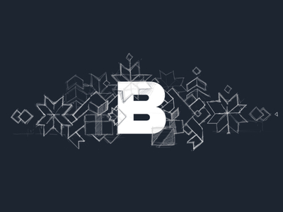 B b basov basovdesign blog brand branding color design digital identity letter logo