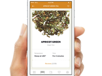 Teas Search. Adagio Teas App. by Yaroslav Basov on Dribbble