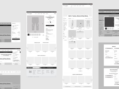 High-Fidelity Wireframes for Deuxpardeux website basov basovdesign design kids minimal mobile responsive shop store store design typography ux ux design uxdesign web web design webdesign website website wireframe wireframes