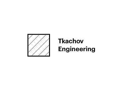 Constructive logo for Tkachov Engineering. TDE black brand branding corporate engineering icon logo minimalism minimalist logo tde tkachov typography vector