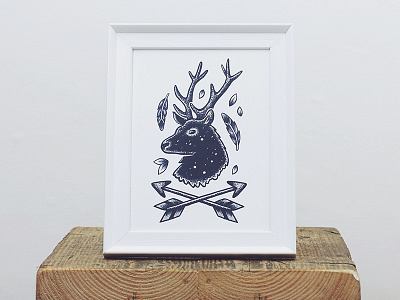 The Stag - Mini Print