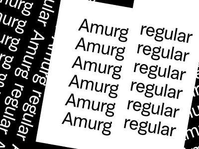 Amurg Font design font typography whatfontis