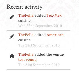 Eat Club Recent Activity eat club eatclub feed list