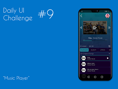 Daily UI 009 - Music Player
