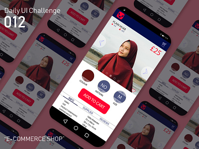 Daily UI Challenge 012 - E-Commerce Shop android app design app branding dailyui design e commerce flat logo shop ui