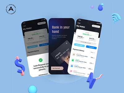 Fintech Mobile App UI/UX Design