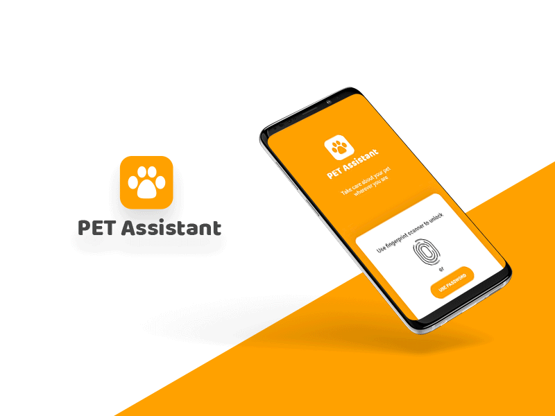 Pet Assistant - App Concept animals animation app application ui assistant ui ui animation