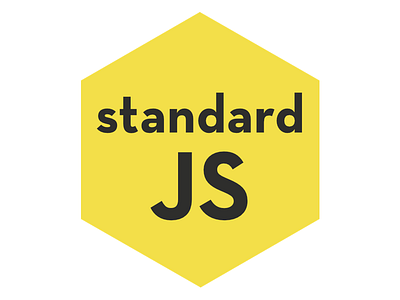 Standard JS Hex Sticker hex hex sticker javascript js standard standard js sticker