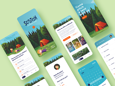 Summer camp mobile app