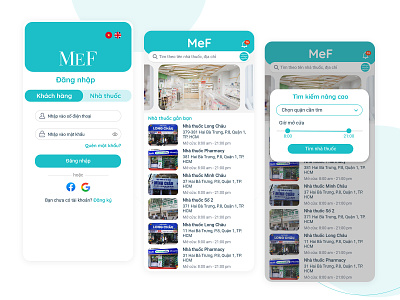 MeF app design ui ui ux webdesign