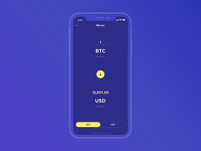 Crypto Currency app app bitcoin clean crypto cryptocurrency currency ios iphone x ui ux