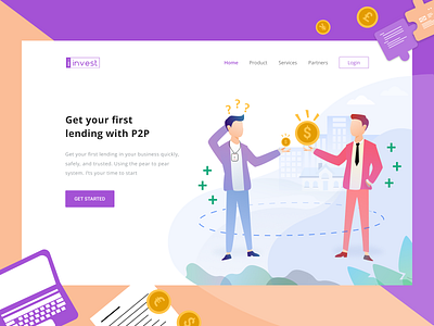 Investation Website Landing Page