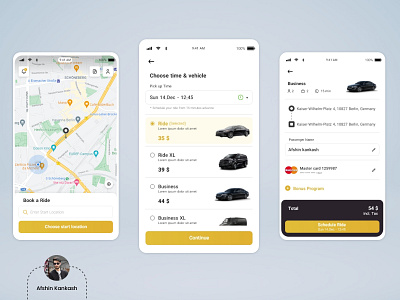 Sterling Limousine UI design app app design application car car rent design product design pwp rent snapp taxi uber ui user interface ux webapp