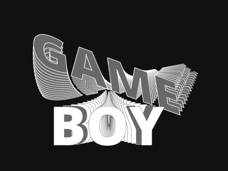 Digital Legends - Game Boy after effect aftereffects animation console design game game boy gaming gif illustration nintendo vector