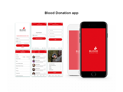 Blood Donation app by Zaheer on Dribbble