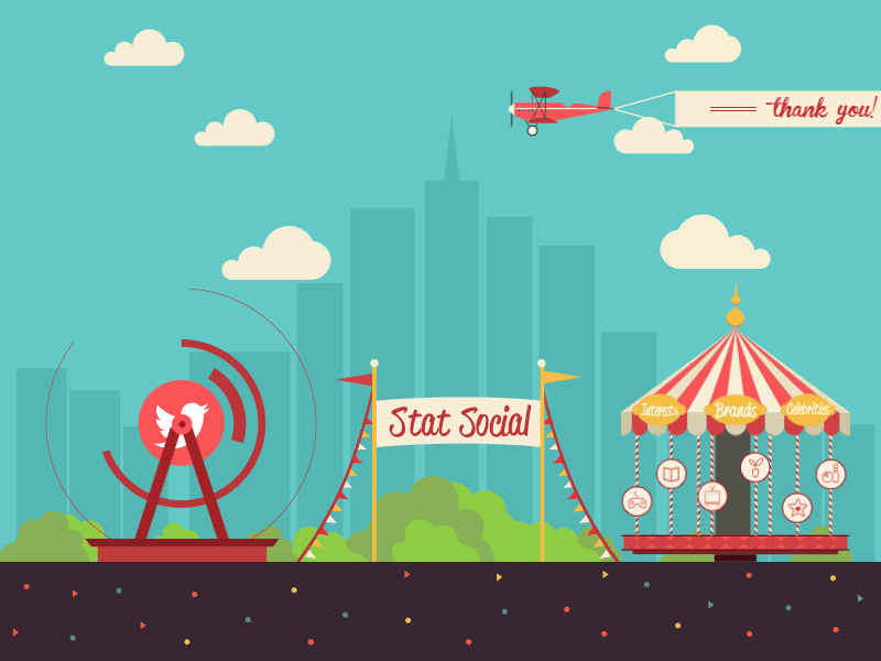 Stat Social Animation android animation flat gif icon illustration ios studio ui ux web
