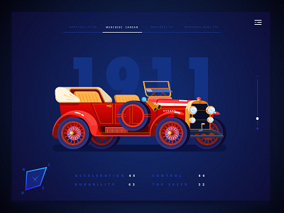 Retro Car Illustration 