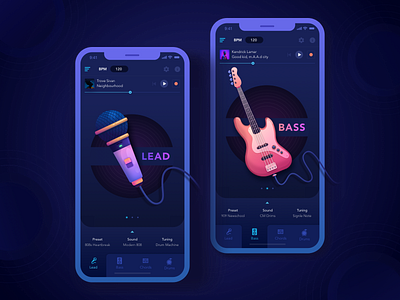 Music Soft App appdesign design flat graphicdesign illustration interface music ui ux vector