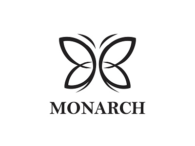 Monarch Logo Vector and Templates abstract anima beauty branding minimal minimalist monarch simple logo ui vector