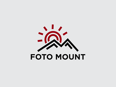 Foto Mount Logo Design Symbols Templates